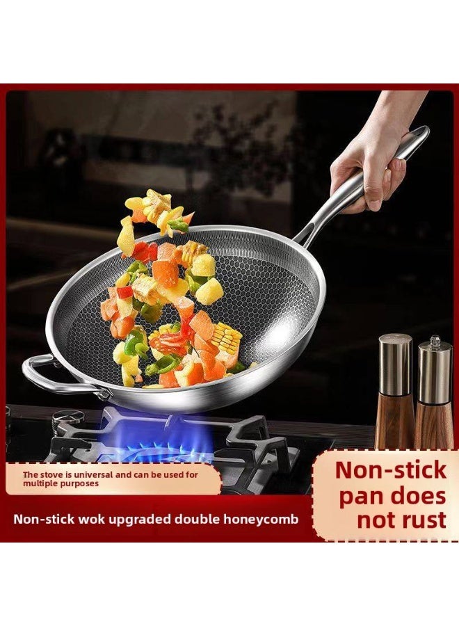 SENVIL compact honeycomb fry pan – 26 cm induction skillet – lightweight easy grip, semi nonstick honeycomb surface, daily cooking, small meals or individual portions - Image 2